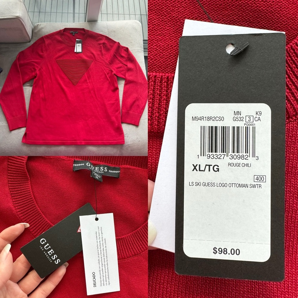 NWT GUESS Sweater Long Sleeve